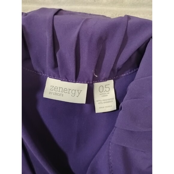 Chico’s Zenergy Women’s Dress Purple Size .05. Small Size 6 - Picture 8 of 8
